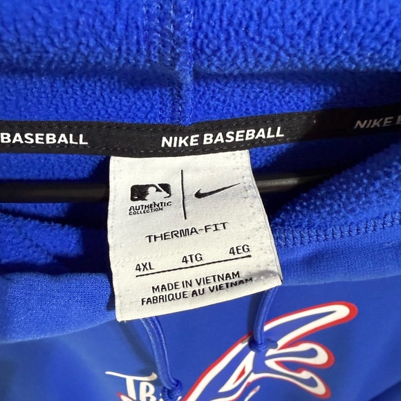 Nike Blue Therma-Fit Baseball Hoodie - Picture 2 of 3